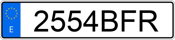 Numer rejestracyjny 2554BFR posiada CITROEN JUMPER Numer rejestracyjny 2554BFR posiada CITROEN JUMPER