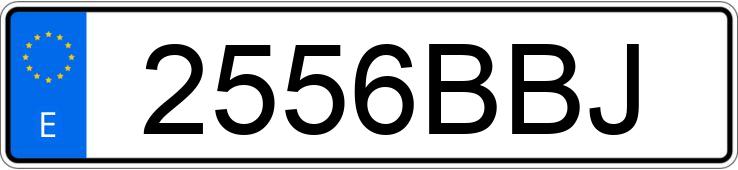 Numer rejestracyjny 2556BBJ posiada TOYOTA LAND CRUISER