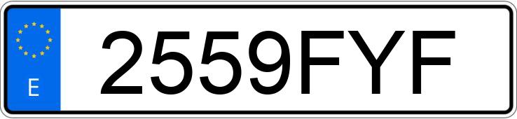 Numer rejestracyjny 2559FYF posiada AUDI A3 SPORTBACK Numer rejestracyjny 2559FYF posiada AUDI A3 SPORTBACK