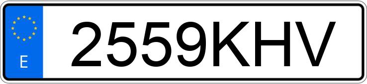 Numer rejestracyjny 2559KHV posiada BMW X6