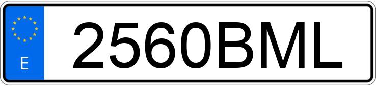 Numer rejestracyjny 2560BML posiada VOLKSWAGEN GOLF Numer rejestracyjny 2560BML posiada VOLKSWAGEN GOLF