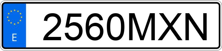 Numer rejestracyjny 2560MXN posiada CITROEN BERLINGO