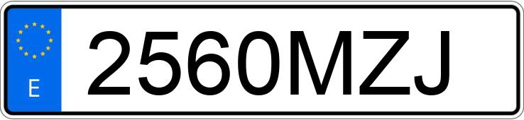 Numer rejestracyjny 2560MZJ posiada SEAT ARONA