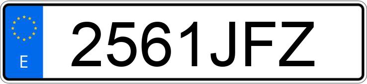 Numer rejestracyjny 2561JFZ posiada BMW SERIE 5