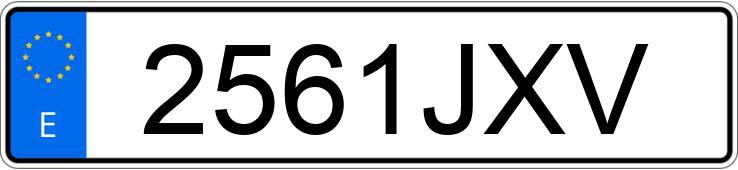 Numer rejestracyjny 2561JXV posiada CITROEN C3