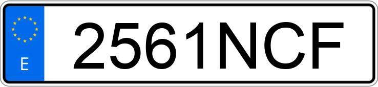 Numer rejestracyjny 2561NCF posiada CUPRA LEON Numer rejestracyjny 2561NCF posiada CUPRA LEON