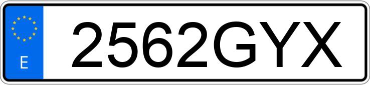 Numer rejestracyjny 2562GYX posiada FORD KUGA