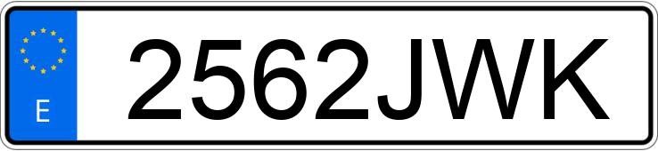 Numer rejestracyjny 2562JWK posiada OPEL COMBO Numer rejestracyjny 2562JWK posiada OPEL COMBO