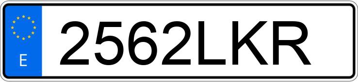 Numer rejestracyjny 2562LKR posiada AUDI COUPE