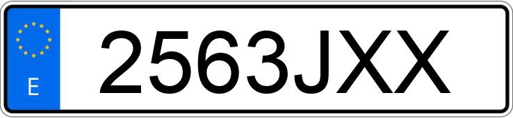Numer rejestracyjny 2563JXX posiada NISSAN NOTE