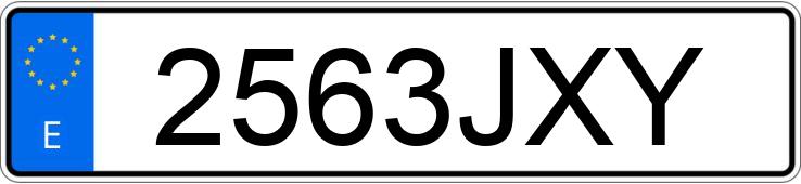 Numer rejestracyjny 2563JXY posiada MERCEDES M (166)