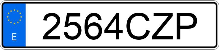 Numer rejestracyjny 2564CZP posiada FORD FOCUS