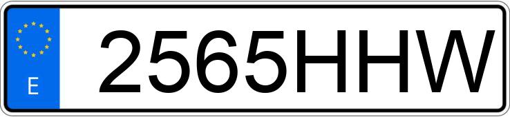 Numer rejestracyjny 2565HHW posiada RENAULT CLIO