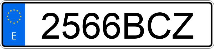 Numer rejestracyjny 2566BCZ posiada JEEP GRAND CHEROKEE