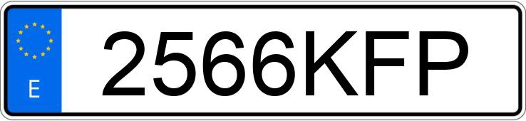 Numer rejestracyjny 2566KFP posiada RENAULT T