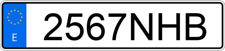 Numer rejestracyjny 2567NHB posiada AUDI Q8