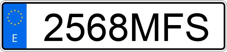 Numer rejestracyjny 2568MFS posiada VOLVO V60