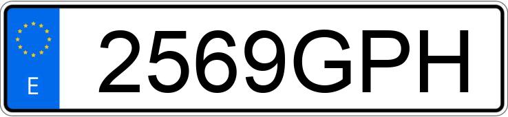 Numer rejestracyjny 2569GPH posiada BMW SERIE 5