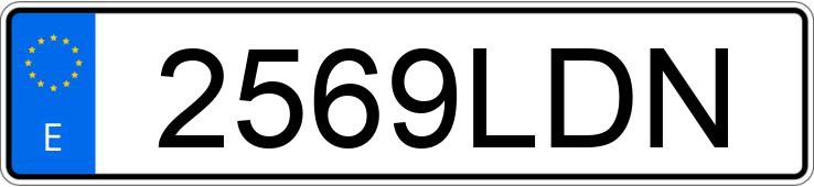 Numer rejestracyjny 2569LDN posiada VOLKSWAGEN GOLF Numer rejestracyjny 2569LDN posiada VOLKSWAGEN GOLF