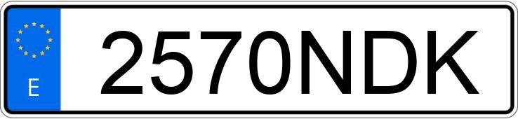 Numer rejestracyjny 2570NDK posiada VOLKSWAGEN GOLF Numer rejestracyjny 2570NDK posiada VOLKSWAGEN GOLF