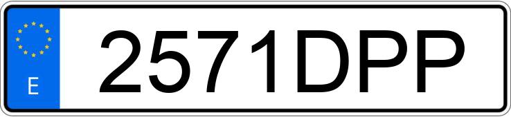 Numer rejestracyjny 2571DPP posiada CITROEN JUMPY