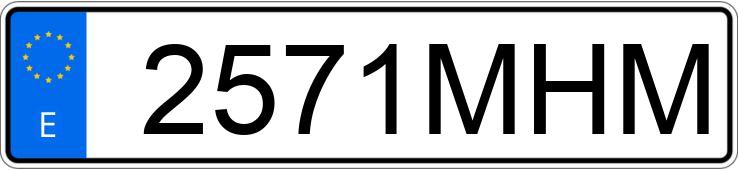 Numer rejestracyjny 2571MHM posiada MERCEDES ACTROS