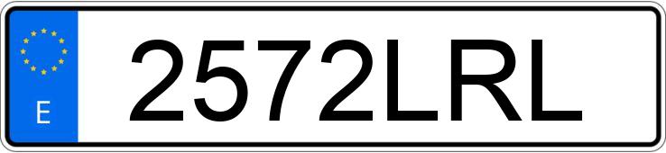 Numer rejestracyjny 2572LRL posiada AUDI Q5 SPORTBACK