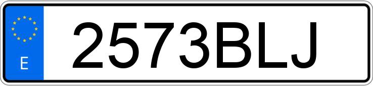 Numer rejestracyjny 2573BLJ posiada FORD FOCUS