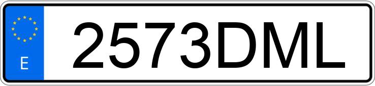 Numer rejestracyjny 2573DML posiada AUDI TT