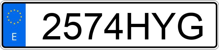 Numer rejestracyjny 2574HYG posiada OPEL CORSA 1.2 85 EXPRESSION S/S