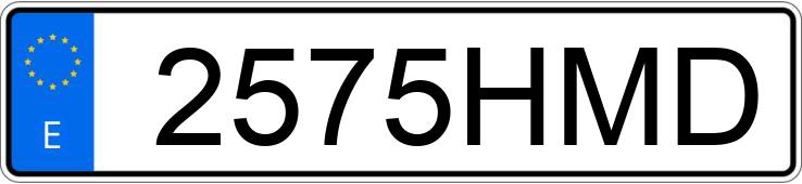 Numer rejestracyjny 2575HMD posiada CHEVROLET-GM CAMARO