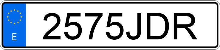 Numer rejestracyjny 2575JDR posiada AUDI A3 Numer rejestracyjny 2575JDR posiada AUDI A3