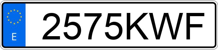 Numer rejestracyjny 2575KWF posiada TOYOTA AURIS Numer rejestracyjny 2575KWF posiada TOYOTA AURIS