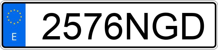 Numer rejestracyjny 2576NGD posiada TESLA MODEL 3 Numer rejestracyjny 2576NGD posiada TESLA MODEL 3