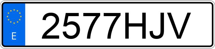Numer rejestracyjny 2577HJV posiada CITROEN C3