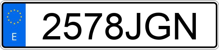 Numer rejestracyjny 2578JGN posiada PEUGEOT 3008