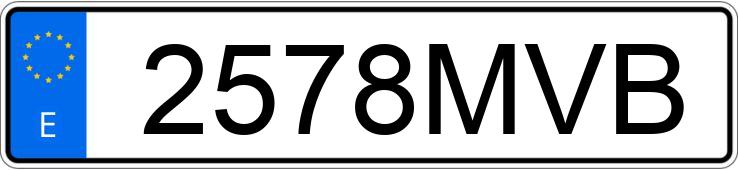 Numer rejestracyjny 2578MVB posiada MERCEDES GLC (254)