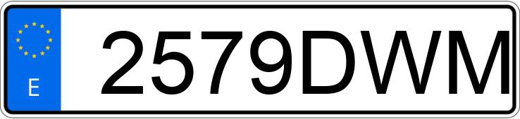 Numer rejestracyjny 2579DWM posiada TOYOTA LAND CRUISER