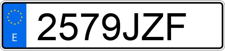 Numer rejestracyjny 2579JZF posiada CITROEN SPACETOURER