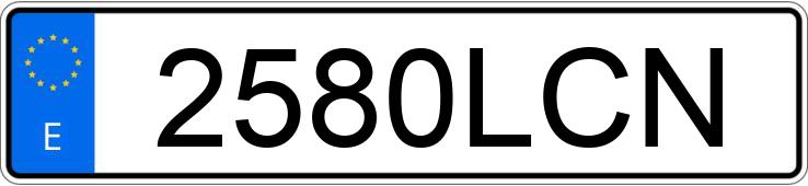 Numer rejestracyjny 2580LCN posiada YAMAHA MT Numer rejestracyjny 2580LCN posiada YAMAHA MT