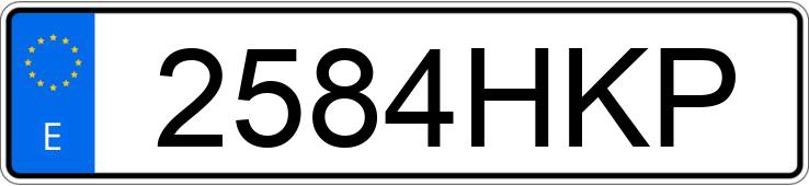 Numer rejestracyjny 2584HKP posiada FORD FOCUS Numer rejestracyjny 2584HKP posiada FORD FOCUS