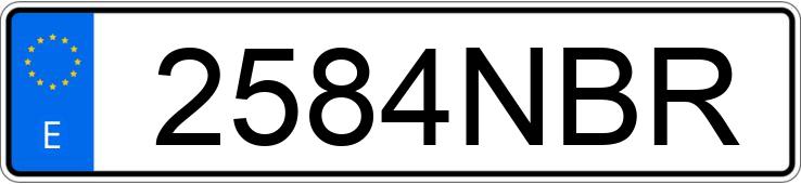 Numer rejestracyjny 2584NBR posiada CITROEN BERLINGO Numer rejestracyjny 2584NBR posiada CITROEN BERLINGO