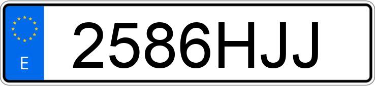 Numer rejestracyjny 2586HJJ posiada OPEL INSIGNIA