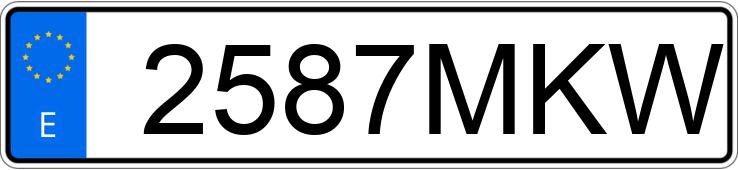 Numer rejestracyjny 2587MKW posiada RENAULT MEGANE Numer rejestracyjny 2587MKW posiada RENAULT MEGANE