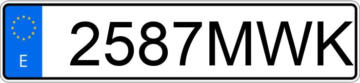 Numer rejestracyjny 2587MWK posiada BMW SERIE 5 Numer rejestracyjny 2587MWK posiada BMW SERIE 5