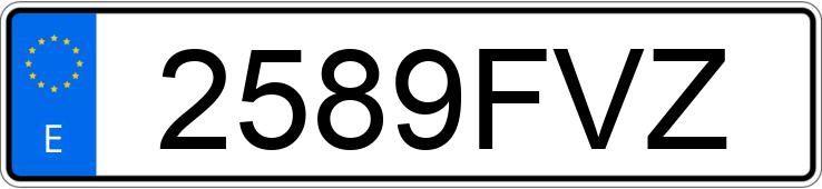 Numer rejestracyjny 2589FVZ posiada FORD FIESTA