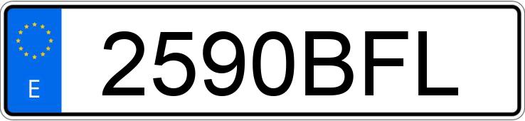 Numer rejestracyjny 2590BFL posiada VOLKSWAGEN PASSAT Numer rejestracyjny 2590BFL posiada VOLKSWAGEN PASSAT