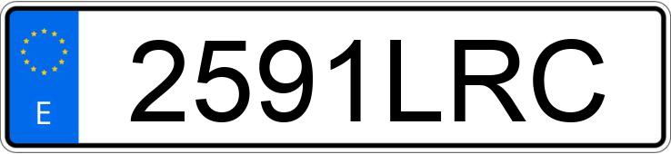 Numer rejestracyjny 2591LRC posiada MERCEDES A (177)