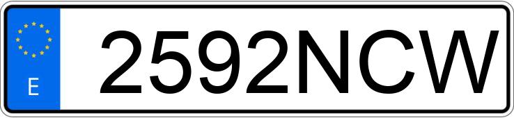 Numer rejestracyjny 2592NCW posiada PORSCHE CAYENNE COUPE Numer rejestracyjny 2592NCW posiada PORSCHE CAYENNE COUPE