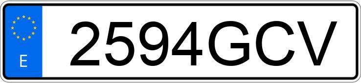 Numer rejestracyjny 2594GCV posiada SEAT IBIZA Numer rejestracyjny 2594GCV posiada SEAT IBIZA